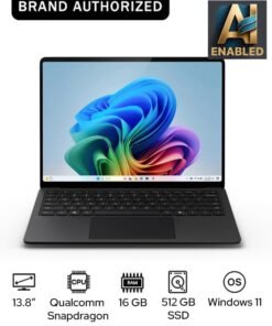 Microsoft Surface Laptop 7 Copilot+ PC Laptop With 13.8-Inch Display, Qualcomm Snapdragon X Elite Processor/16GB RAM/512GB SSD/Qualcomm Adreno Graphics/Windows 11 English/Arabic BLACK