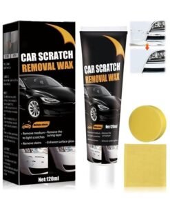 Rayhong Car Scratch Repair Paste, Car Scratch Remover, Car Scratch Repair Paste Polishing Wax, Premium Scratch Remover Kit with Wipe & Sponge for Vehicles for Deep Scratches