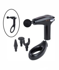 ARES iUltra Long Mini Gun Massager 8 Speed Settings, 4 Interchangeable Massage Heads for Targeted Muscle Relief and Recovery