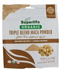 SuperLife  Organic Triple Blend Maca Powder Three Colors Of Maca Root In 1 Ideal For Smoothies 150G
