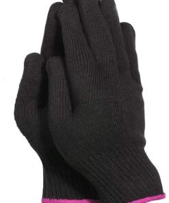 ORiTi 2 Pieces Heat Resistant Styling Gloves Hand Protection Thermal Gloves Hair Accessories