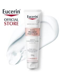 Eucerin Even Pigment Perfector Facial Gentle Cleansing Foam, Removes Makeup And Excessive Oil Clear 150grams