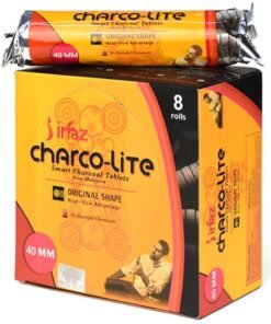 irfaz Charco lite Quick Ignite Bakhoor Charcoal 80 Peice-40MM