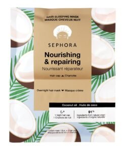 Hair Sleeping Mask - Cream Mask + Cap - Night Hair Treatment