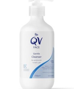 QV Face Gentle Cleanser (250g) - for Dry & Sensitive Skin, Creamy Soap Free Hydrating Facial Cleanser with Safflower Oil, pH Balanced Fragrance Free Makeup Removing Daily Face Wash 250grams