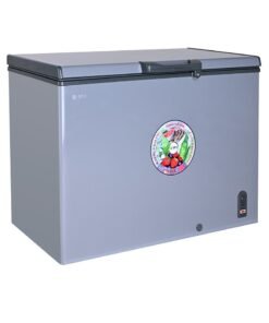 SPJ 300L Chest Freezer, Single Door, Quick Freeze, Fast Cooling, Energy Efficient, Grey