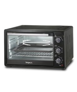 Impex 35 Liter Electric Oven, Rotisserie Function, Adjustable Temperature (100-250°C), 60-Min Timer with Bell Ring, 6 Heating Stages, Durable Stainless Steel Heating Elements, Indication Light 35 L 1500 W OV 2901 Black/Silver