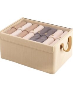 Large Capacity Wardrobe Storage Box Foldable Jeans Steel Frame Storage Box Clothes Home Drawer Storage Artifact