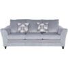 Ripple FURNITURE UAE Homes 3-Seater Fabric Sofa, Grey, Modern Design