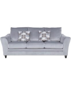 Ripple FURNITURE UAE Homes 3-Seater Fabric Sofa, Grey, Modern Design