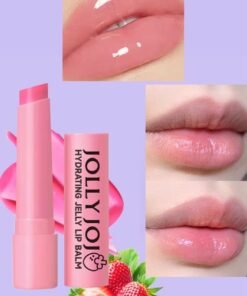JOLLY JOJO Hydrating Jelly Lip Balm Jelly Lip Balm with Pure Strawberry jelly for Soft and Pink Lips Non Greasy Lip Moisturizer Lip Care for Naturally Tinted Lips Nourishes and Protects Lips Lip Glow Balm