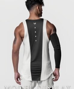 roaiss Mens Summer Quick Dry Workout Tank Top Sleeveless Sportswear Shirt Stringer Gym Clothing Bodybuilding Singlets Fitness Vest