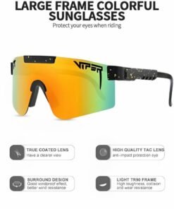 Alternative view of GROIC Sports Sunglasses UV Protection Cycling Sunglasses Polarized  UV400 Visor Outdoor Windproof Glasses for Sports Running Golf Baseball Fishing