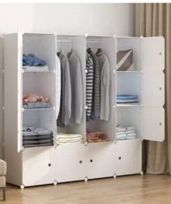 16 cube , Open Storage Closet Wardrobe Dressers Salon Kids Partitions Shoe Rack Bedroom Home Wardrobe Closet Roupeiros Hotel Furniture - Image 3