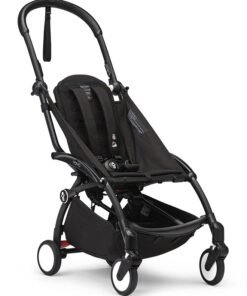 Stokke YOYO3 Black Frame, Premium Stroller Chassis Compatible with YOYO3 Packs, Lightweight, Travel-Ready, Foldable Design
