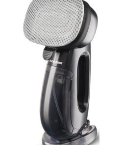 SONASHI Garment Steamer With Digital LED Display | 3 Level Steams - Low/Medium/High | Continuous Work -30 Min With Auto-Shut Off Function | Detachable Tank Capacity & Removable Fabric Brush 300 ml 2000 W SGS-323 Black