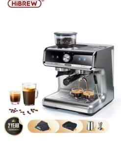 HiBREW Barista Pro  Bean to Espresso,Cafetera Commercial Level Coffee Machine with Full Kit for Cafe Hotel Restaurant H7