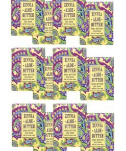 Greenwich Bay Trading Company Greenwich Bay Mini Botanical Soap Bars - 12 Pack 1.9 oz Each - Individually Wrapped Guest Soaps for Airbnb, Spa, Travel, Bath - Travel Size Bar Soap Set, Zinnia Aloe Butter