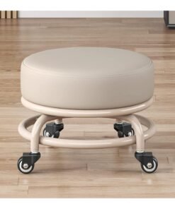 DubaiGallery Multifunction Low Rolling Stool, Movable Wheel Stool Chair, Low Roller Seat Stools for Home Office Fitness