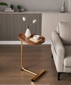 Sturdy Nordic Style Coffee Table Sofa Side Table End Table For Living Room 45*30*60cm