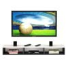 MODERN HOME Wall Mounted TV Unit, Cabinet (White)