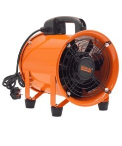 BONAI 10" Industrial Ventilation Fan, 350W Portable Blower, 2900RPM, 45m³/min Airflow, High Static Pressure, for Workshop, Warehouse, and Construction Sites, BN-HK51
