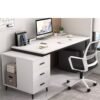 Computer Table Home Office Desk Table Computer Study Table, Simple Writing Table,Sturdy Office Table, Computer and Multifunction Table Home Office Workstation with 3 Drawers