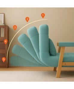 NKX Convertible Folding Sofa Bed Space Saving Scratch Resistant Sofa for Apartments - Image 4