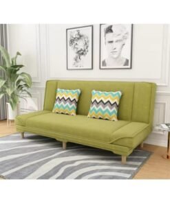 Convertible Sofa Bed in Olive Green