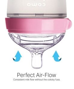 comotomo Natural Feel Baby Bottle 150ml - Pink - Image 4