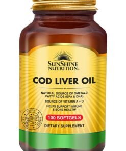 SUNSHINE NUTRITION Cod Liver Oil 100 Softgel