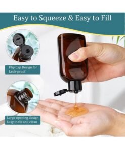 Cosywell Travel Bottles For Toiletries 4Pcs 3.4Oz Travel Shampoo And Conditioner Bottles Tsa Approved Travel Size Containers Leak Proof Small Plastic Squeeze Bottles With Flip Cap