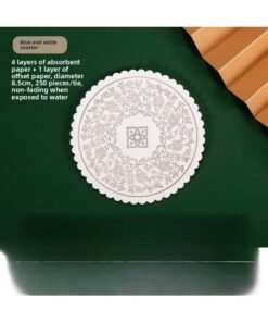 Hotel Hotel Bed & Breakfast Paper Disposable Absorbent Coaster Conference Tea Cup Mat Ashtray Pad Paper Can Be Ordered