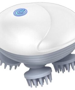 MOMENT Smart Scalp Massager for Men Women, Handheld Cat Dog Pet Head Massager with 3 Speeds, Waterproof Massager for Soothing Muscles Joints, Hair Growth & Stress Relax