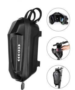 Motim Universal Electric Scooter Bag Bike Bag, Waterproof EVA Handlebar Bag Front Frame Hanging Bag Storage Pouch for Electric Scooter/Bike/Motorcycle, 2L Cycling Bag for Mobile Phones, Glasses, Headphones