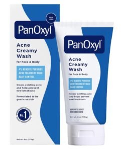 PanOxyl Acne Creamy Wash, For Face And Body 6ounce