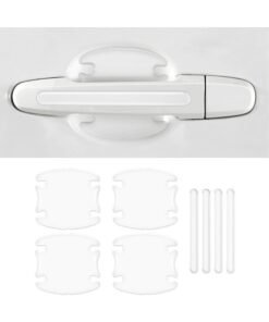 8Pcs Car Door Cup Protector, Car Door Handle Bowl Sticker for Non-Marking Auto Door Handle Protective Film, Clear Paint Protection Film