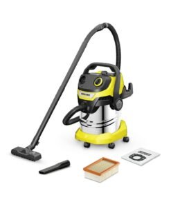 KARCHER WD 5 S V-25/5/22 Wet & Dry Vacuum Cleaner, 25L Stainless Steel Tank, 1100W, Blower Function 25 L 1100 W 16283830.0 Yellow
