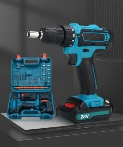 BEIRUI 28V Impact Cordless Drill Driver Kit with 2 Batteries, 1200 RPM Speed, 24 Accessories, Ideal for Metal, Wood and Wall Projects with Dual Batteries