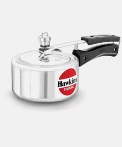 Hawkins 1.5Liters Classic Aluminium Pressure Cooker With Inner Lid(CL15), Silver Silver