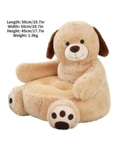 Arabest Animal Cartoon Sofa, Pet Sofa, Cartoon Toy Seat, Lazy Sofa, Seat, Brown Dog Sofa