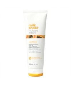 Milk Shake Lightweight Moisture Plus Conditioner with Papaya & Hyaluronic Acid - Deeply Hydrates, Softens & Strengthens Dry Hair with a Tropical Fruit Scent (250 ml)