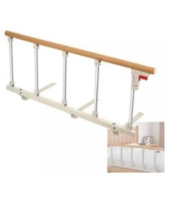 Cool Baby COOLBABY Bed Rails For The Elderly Safety Foldable Bedside Armrests Auxiliary Handles Foldable Bed Crutches Guardrails For The Elderly Adjustable Railings Anti-fall Sleep Bumpers