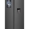 SUPER GENERAL 880L Gross and 592L Net Capacity Side-By-Side Refrigerator-Freezer, No-Frost, Dual Inverter, Digital Display, Water Dispenser, Holiday Function, SGR885SBSAN/ SGR880SBSE Inox