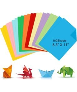 MOMENT 100 Sheets Colored Cardstock Craft Paper, A4 80Gsm Color Paper Sheets For Decorating Drawing Origami Diy Arts And Crafts - 10 Assorted Colors,[ 29.7Cm X 21Cm ]