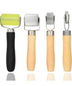 Car Sound Roller, 4 Pcs Sound Deadener Roller Tool Car Sound Deadening Roller Sound Deadener Roller Set, Seam Roller, Bearings Equipped Automotive Audio Sound Deadening Application Wheel Roller