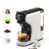 HiBREW Coffee Machine  4in1 Multiple Hot and Cold Brew Capsule Espresso Maker For Nespresso  Ground Coffee K cup H1A White