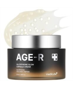 Medicube Age-R Glutathione Glow Capsule Facial Cream - Instant Lifting Moisturizer - Collagen Peptide For Hydrating Glow - Improve Blemishes, Uneven Skin Tone - Korean Skin Care 1.69 Fl.Oz