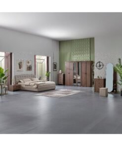 Home Box Luisia 6-Door Wardrobe with 2 Mirrors