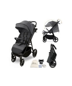 neobreez TETRA Ultra-Compact Lightweight Travel All-Terrain Toddler Baby Stroller, Baby Trolley Pushchair Buggy W/Cup Holder, One Hand Fold Deep&Wide Seat, Waterproof UPF 50+ Canopy, 0-4yrs,  22kg, 3yrs Warranty
